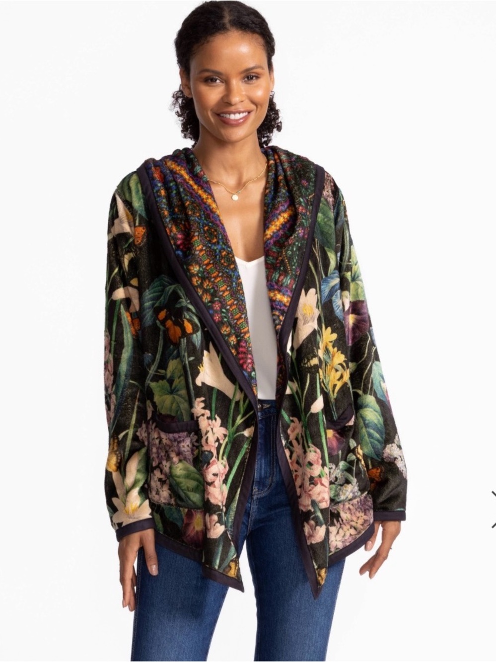 JOHNNY WAS Joan Sherpa Jacket